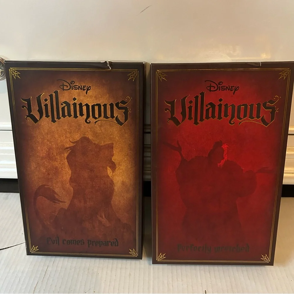 NEW Disney Villainous Board Games Evil Comes Prepared + Perfectly Wretched - Picture 1 of 2